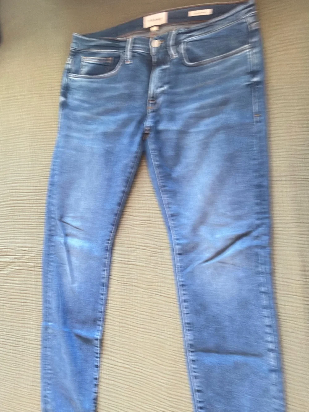 Frame Denim Light Blue High-Rise Jeans